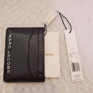 Marc Jacobs Black Sparkle Card Holder